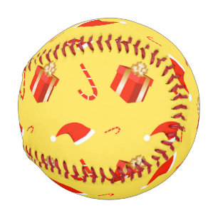 Balle De Baseball Boîte cadeau de Noël sucre de canne chapeau de Noë