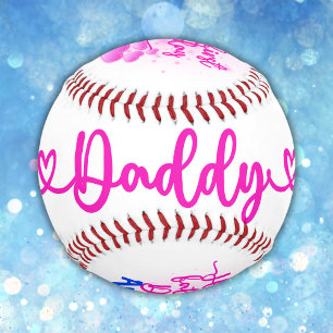 Balle De Baseball Bonne première Fête des pères papa