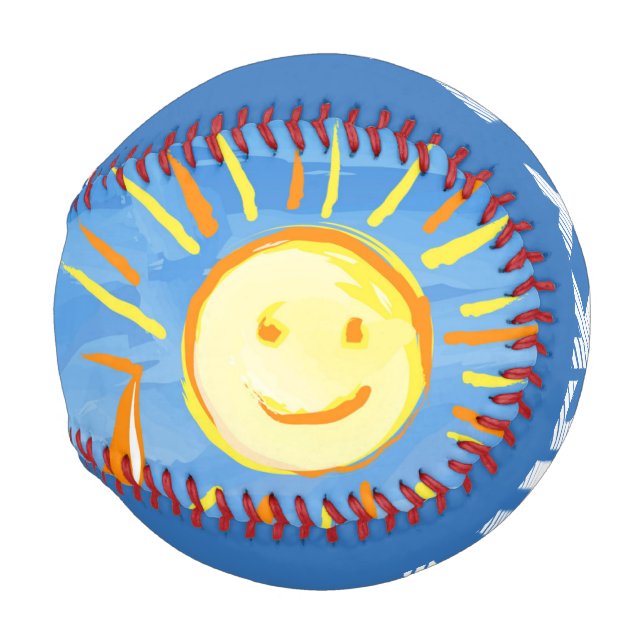 Balle De Baseball Boy Painting Skies (Devant Droite)