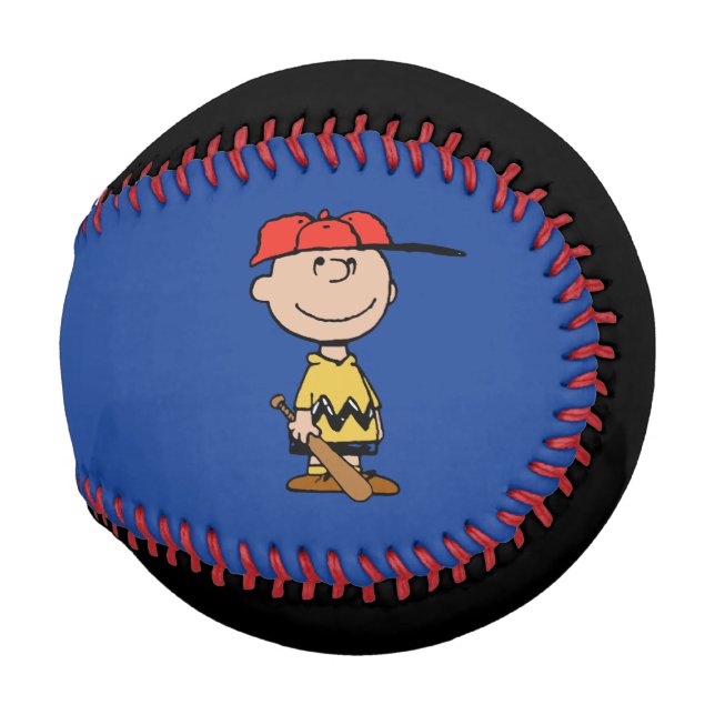 Balle De Baseball cacahuètes | Charlie Brown Baseball Smile (Devant Droite)