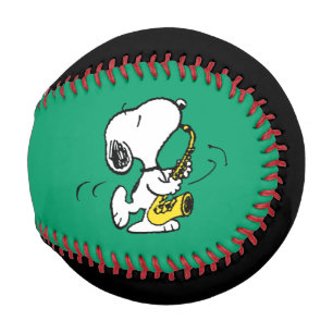 Balle De Baseball cacahuètes Lecteur Snoopy Saxophone