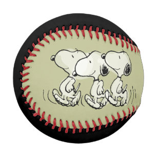 Balle De Baseball cacahuètes   Snoopy Walking Tall