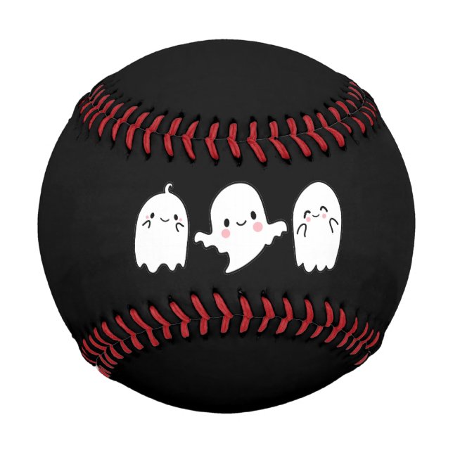 Balle De Baseball Cadeau de baseball avec nom, Halloween Trick ou tr (Devant)