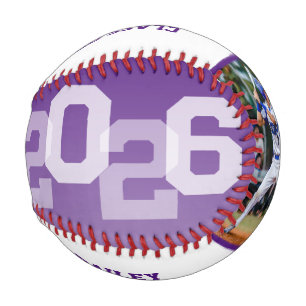 Balle De Baseball Cadeau de fin d'études 2024 GRAD Athlète Photo Vio