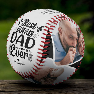 Balle De Baseball Cadeau Papa Bonus Mignon Personnalisé 4 Photo & Ci