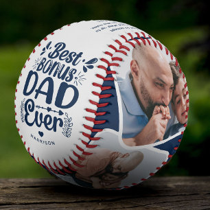 Balle De Baseball Cadeau Papa Bonus Mignon Personnalisé 4 Photo & Ci
