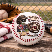 Cadeau photo de maman baseball Grunge vintage