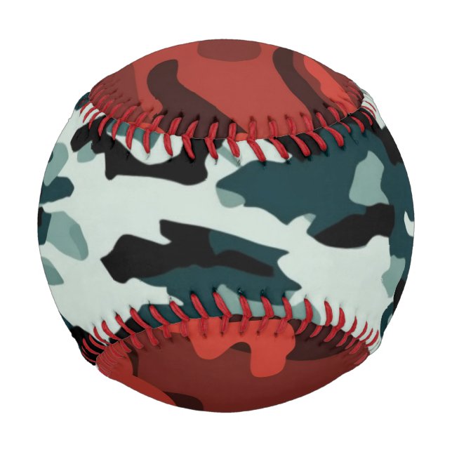 Balle De Baseball Camo Coloré (Devant)