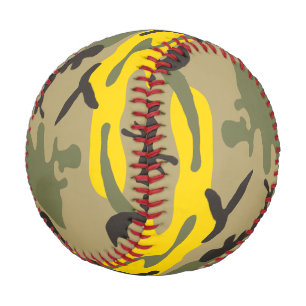 Balle De Baseball Camouflage jaune et vert, Militaire, Armée