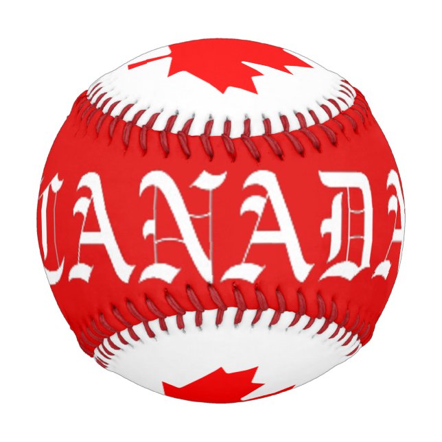 BALLE DE BASEBALL CANADA (Dos)