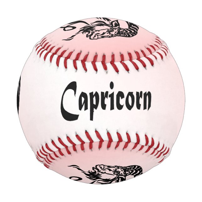 Balle De Baseball Capricorne la Chèvre de Mer Zodiaque (Dos)