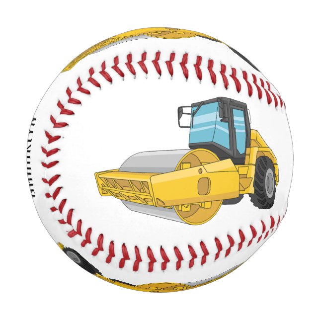 Balle De Baseball Caricature à rouleaux de route (Devant Gauche)