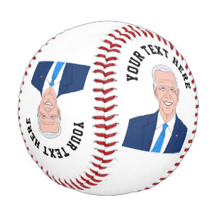Balle De Baseball Caricature Joe Biden portrait personnalisé de base