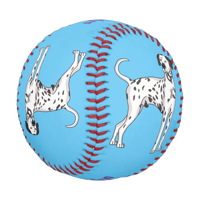 Balle De Baseball Caricature pour chien dalmate (Angle)