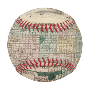 Balle De Baseball Carte de Chicago City