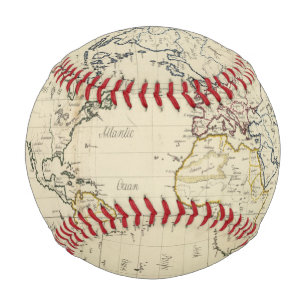 Balle De Baseball Carte mondiale