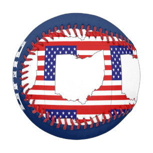 BALLE DE BASEBALL CARTE OHIO