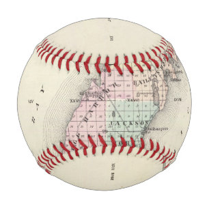 Balle De Baseball Cartes du comté de Door, de Sturgeon Bay et de Je