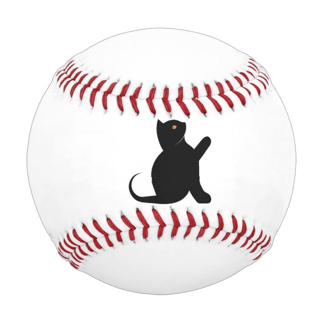 Balle De Baseball Cat dit bonjour (Dos)