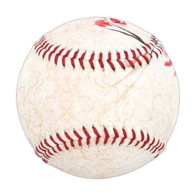 Balle De Baseball Chanter Arrière - plan d'oiseaux (Devant)