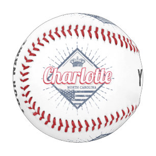 Balle De Baseball Charlotte City Caroline du Nord États-Unis États-U