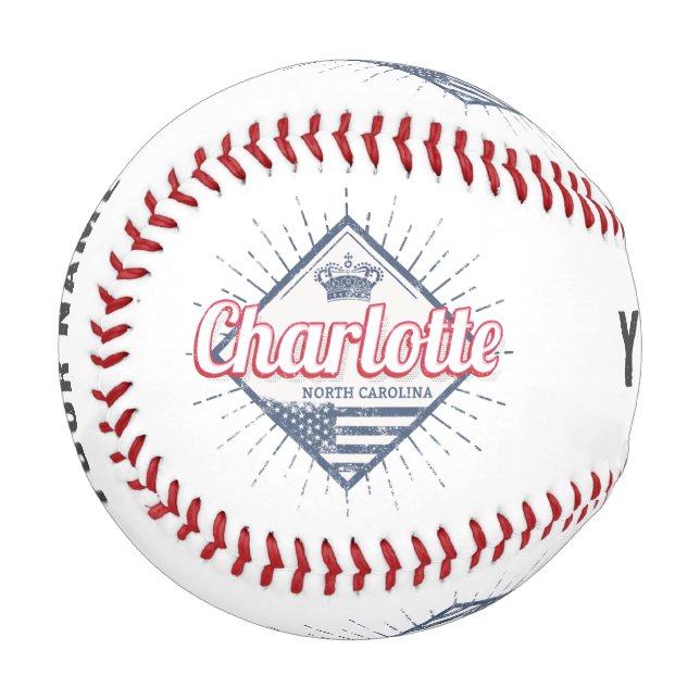 Balle De Baseball Charlotte City Caroline du Nord États-Unis États-U (Devant Gauche)