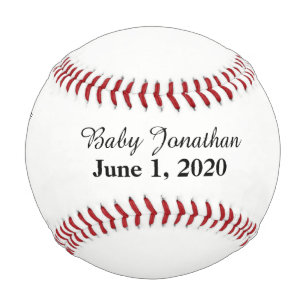 Balle De Baseball Chiffre de naissance de bébé Keepsaké