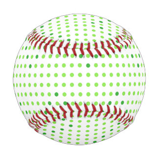Balle De Baseball Chiffres de baseballs Green Chevron