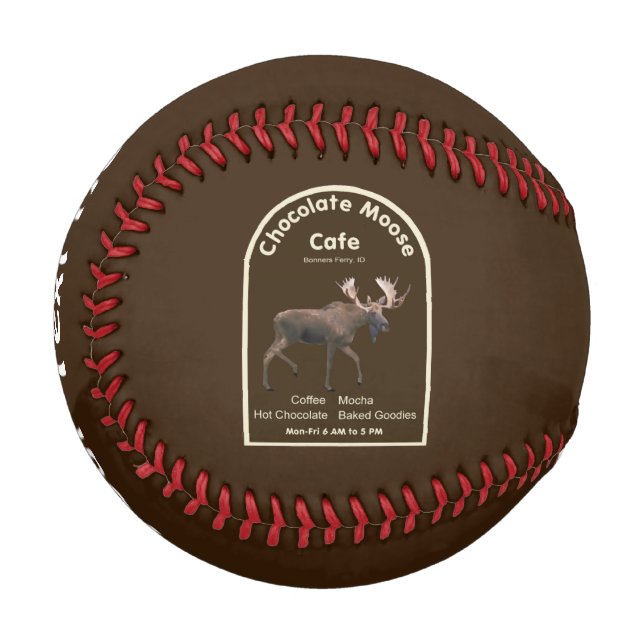 Balle De Baseball Chocolat Moose Café (Devant Gauche)