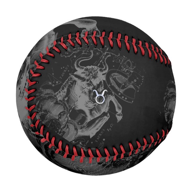 Balle De Baseball Chrome Style Taurus Zodiac Connexion Hevelius Blac (Devant Gauche)