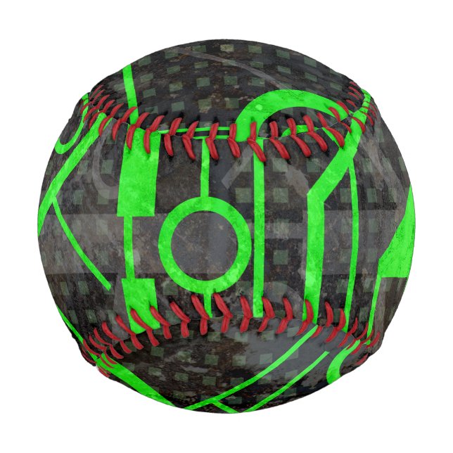 Balle De Baseball Circuit vert (Devant)