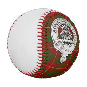 Balle De Baseball Clan Cameron Crest & Tartan
