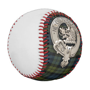 Balle De Baseball Clan Campbell Crest & Tartan