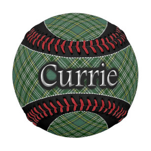 Balle De Baseball Clan Currie Scottish Tartan