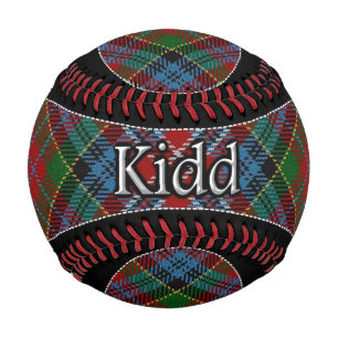Balle De Baseball Clan Kidd Scottish Dream Tartan