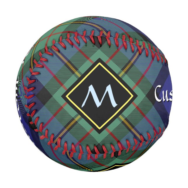 Balle De Baseball Clan MacLaren Tartan (Devant Gauche)
