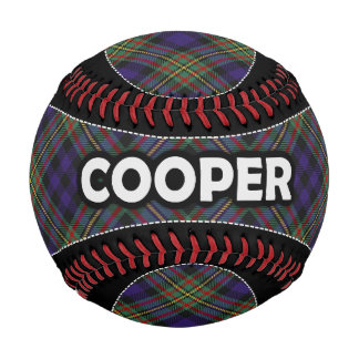 Balle De Baseball Clan McClelland MacLellan Écossais Rêve Tartan Ba