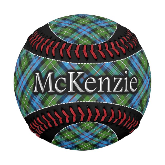 Balle De Baseball Clan McKenzie MacKenzie Scottish Dream Tartan (Devant)