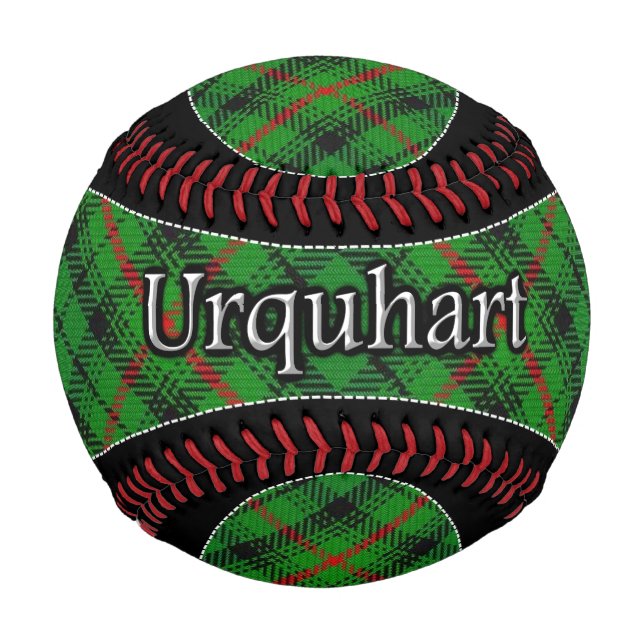 Balle De Baseball Clan Urquhart Scottish Dream Tartan (Devant)
