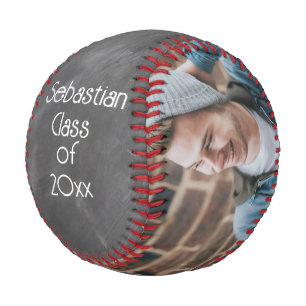 Balle De Baseball Classe de diplôme de la photo personnalisée