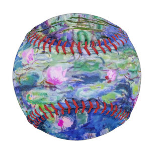 Balle De Baseball Claude Monet - Nymphéas / Water Lilies 1919