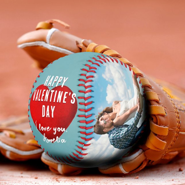 Balle De Baseball Coeur rouge Joyeuse Saint-Valentin 2 Photo Petit a (Créateur téléchargé)