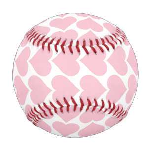 Balle De Baseball Coeurs roses Motif, Romantique, Amour