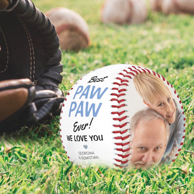 Balle De Baseball Collage photo 2 Moderne Meilleur Pawpaw Ever! (Créateur téléchargé)