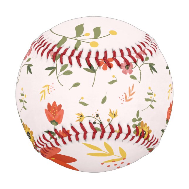 Balle De Baseball collection de fleurs (Dos)