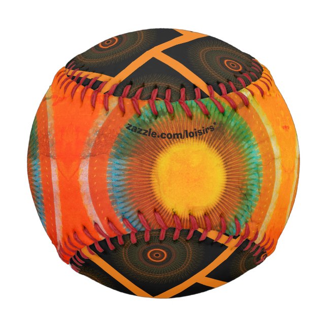Balle De Baseball Coloré (Devant)