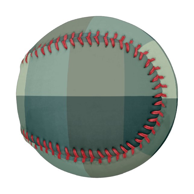 Balle De Baseball Conception carreaux vichy vert  (Dos Gauche)