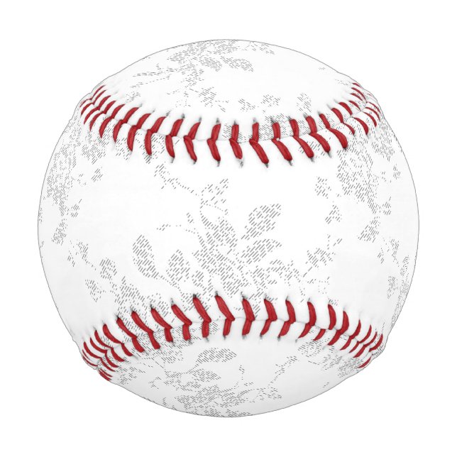 Balle De Baseball conception d'art linéaire (Devant)
