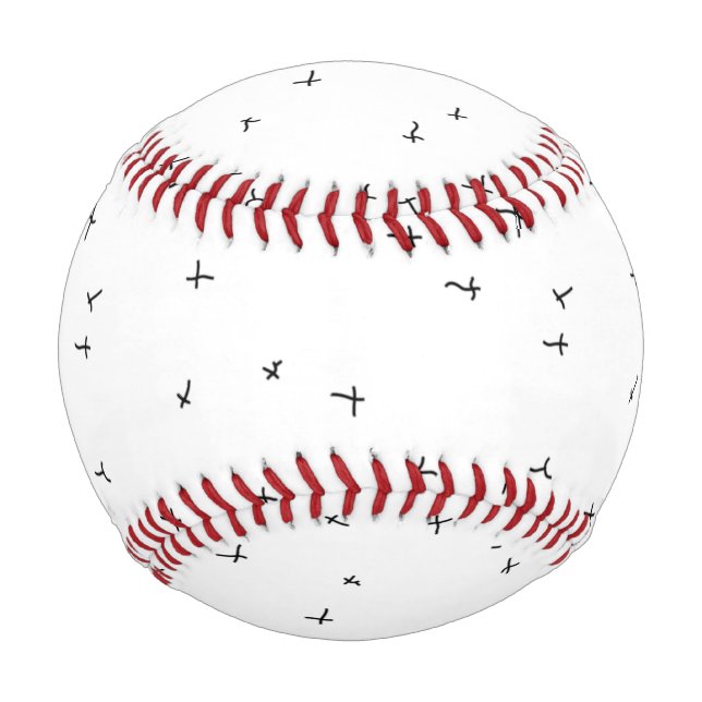 Balle De Baseball conception de langage Six (Devant)