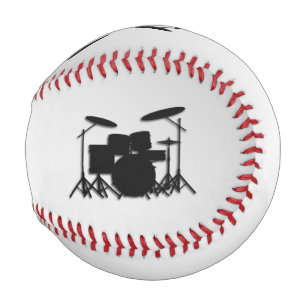 Balle De Baseball Conception de musique à tambour